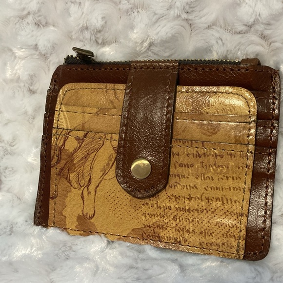 NEW | Patricia Nash small leather card case wallet. Small zip pocket. - Picture 2 of 7